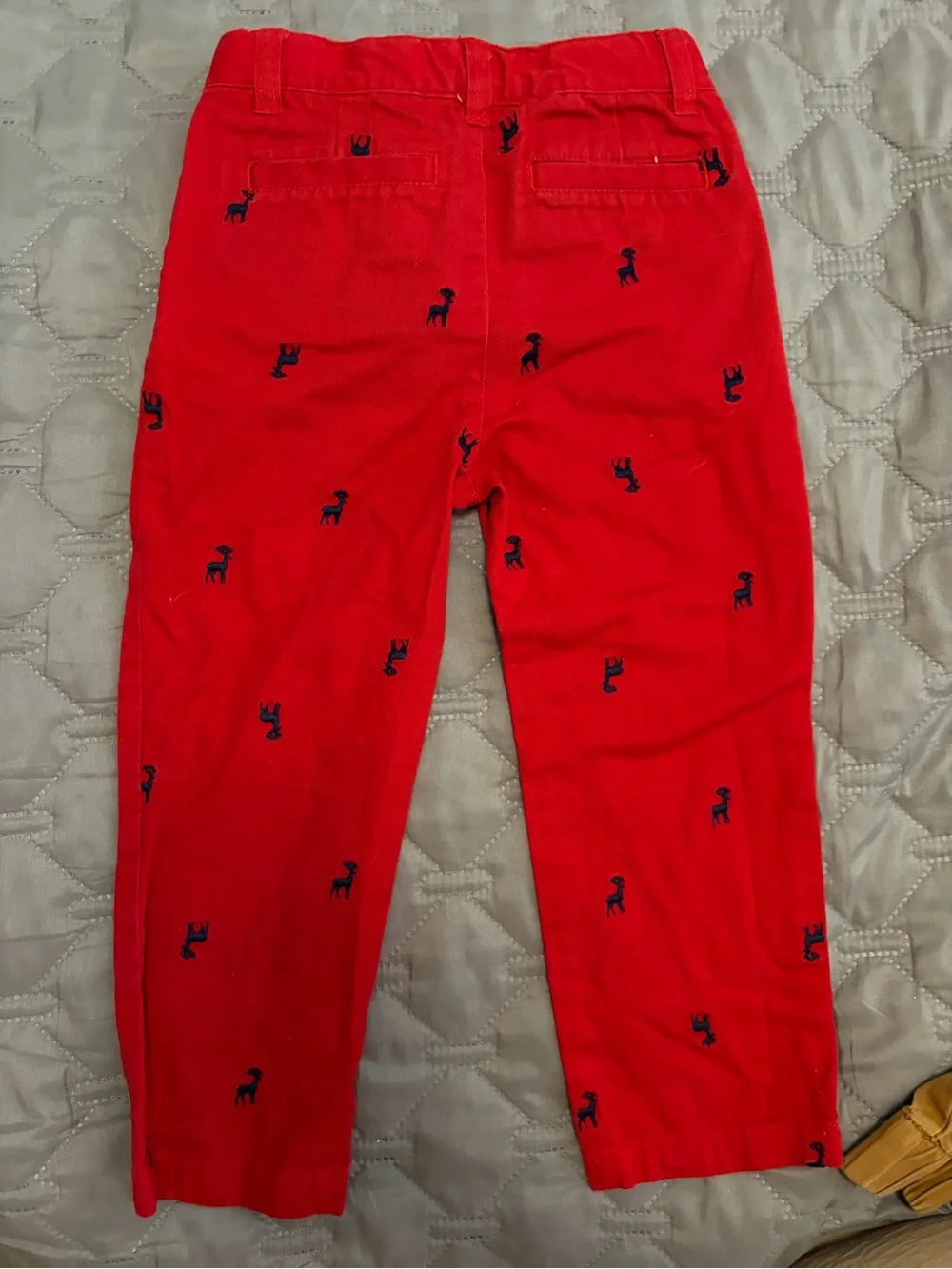 crown & ivy Kids Red Embroidered Cotton Shorts & Mixed Jeans Bundle